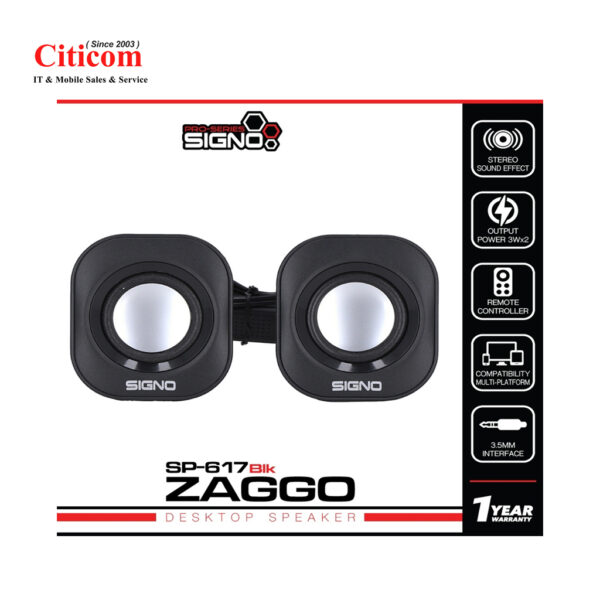 Signo SP 617 Zaggo Desktop Speaker