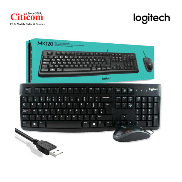 Logitech MK120 Wired Keyboard & Mouse