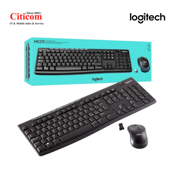 Logitech MK270R Wireless Keyboard and Mouse Combo